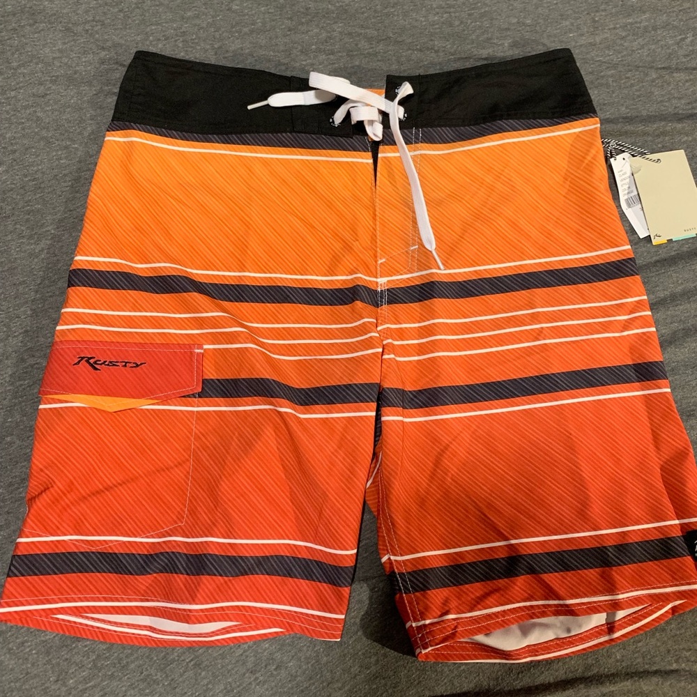 Rusty orange bathing suit